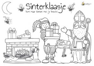 Hedendaags Kleurplaten Sinterklaas – jufbijtje.nl LH-76