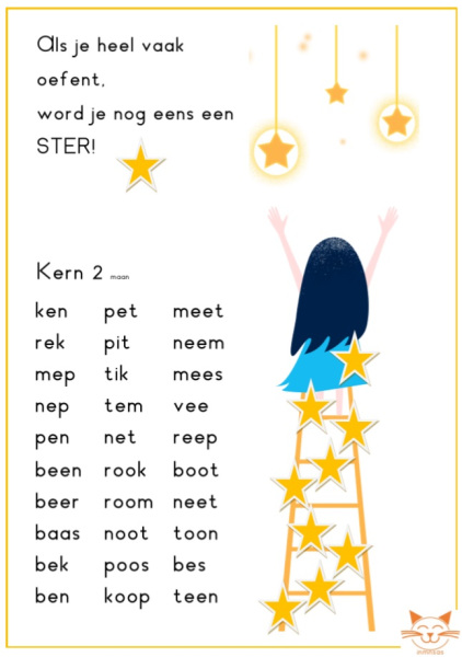 Beste Kern 2 oefenen lezen – jufbijtje.nl GT-84
